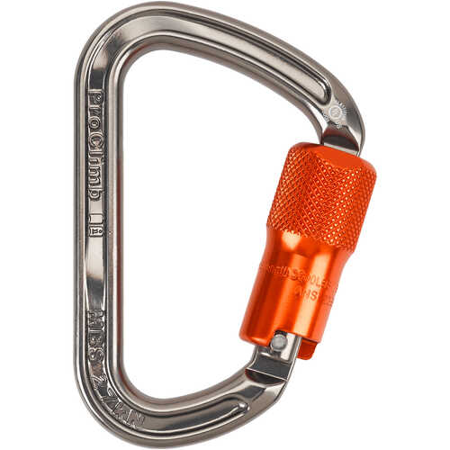 Twist Lock Modified D Steel Carabiner | ProClimb