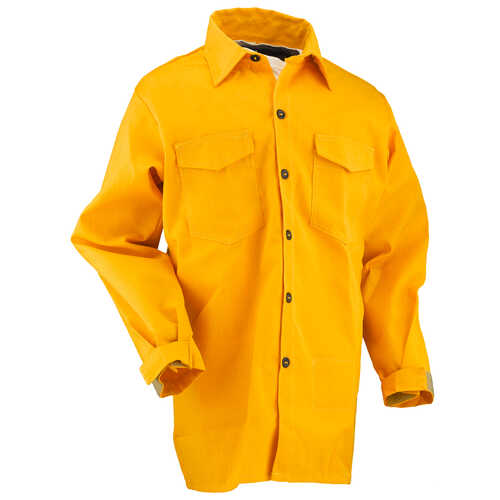 Crew Boss 6.0 oz. Nomex IIIA Traditional Shirt Yellow Medium 38”-40”