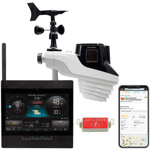 AcuRite Weather Station for Temperature, Humidity, and Lightning