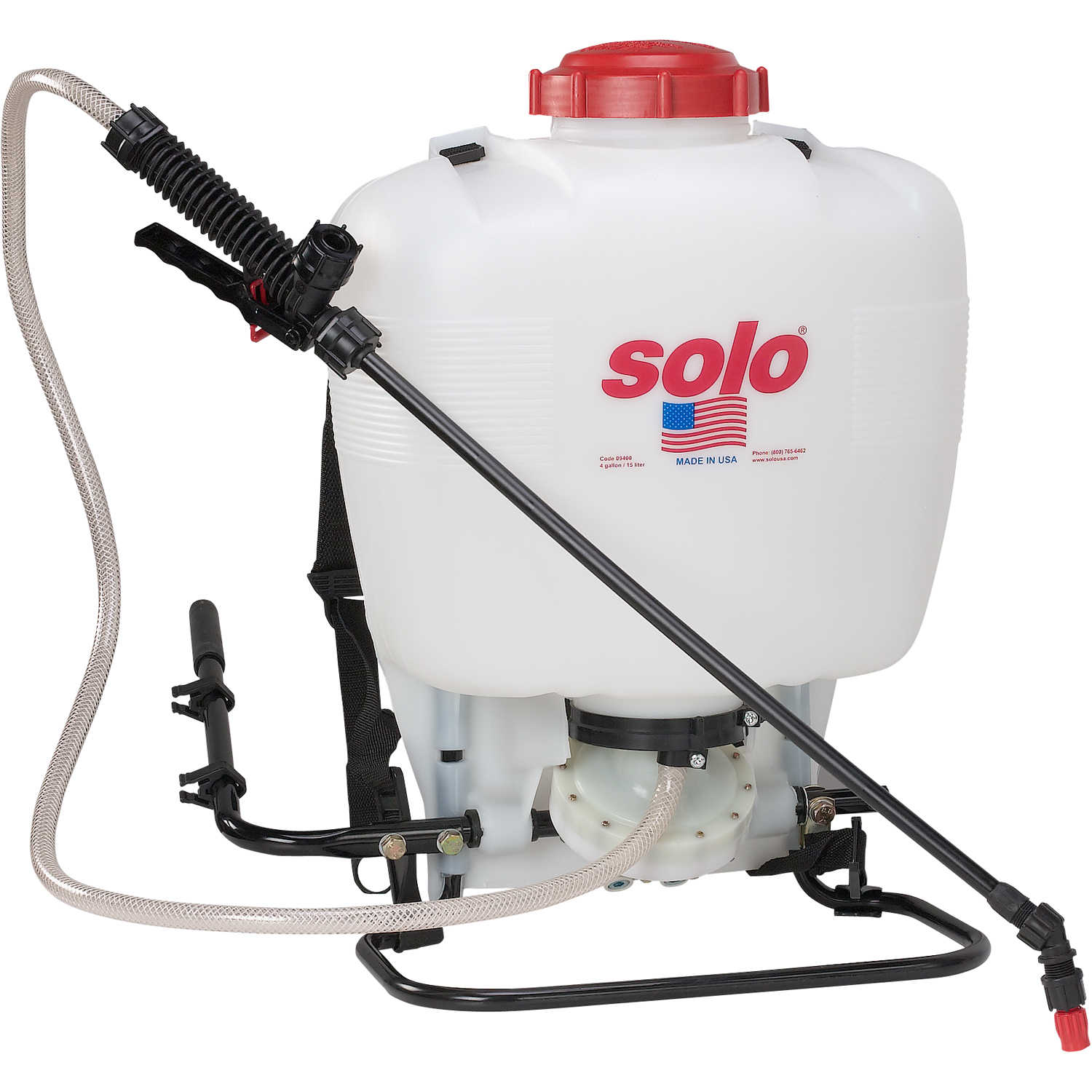 Model 475 Solo Backpack Sprayer Diaphragm Pump 4 Gal