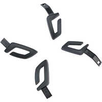 Bullard Accessory Clips for Type II+ Safety Helmets, Set of 4