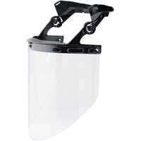 Bullard Helmet Mounting Bracket with Visor Bracket and 880P Visor for Type II+ Safety Helmets
